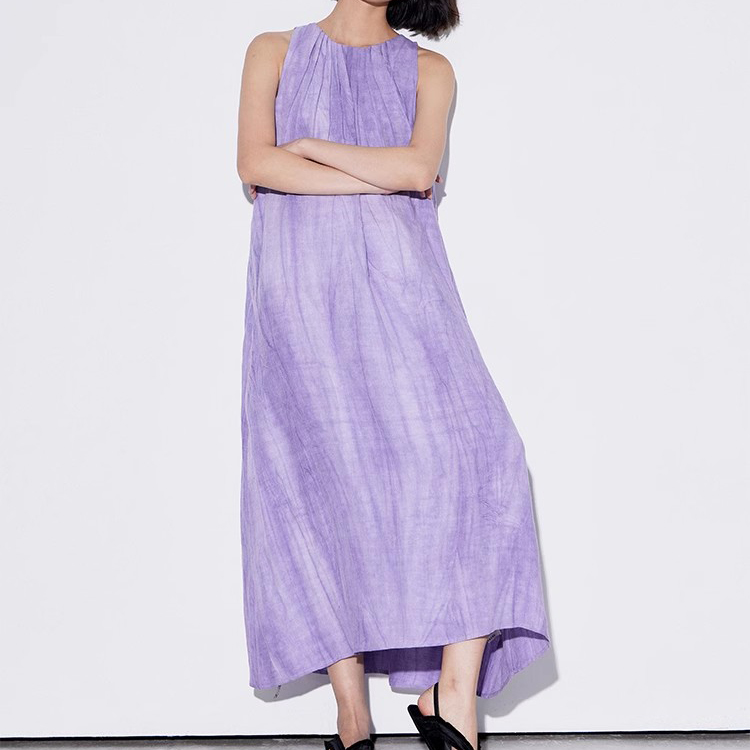 Customized Linen Vest Dress Summer Manufacturer (4)
