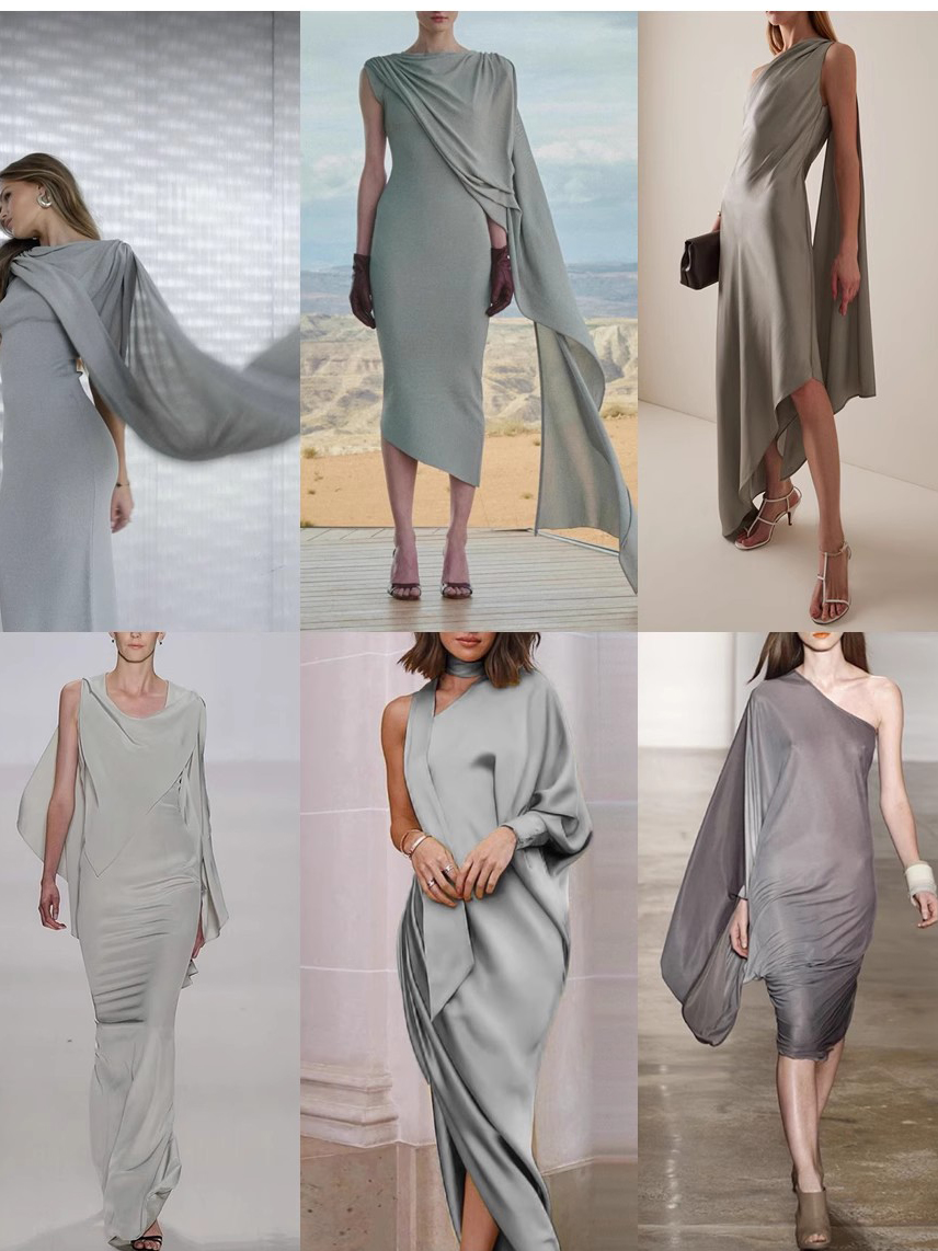 Customized Pleated Panel Dress Manufacturer for Women (5)