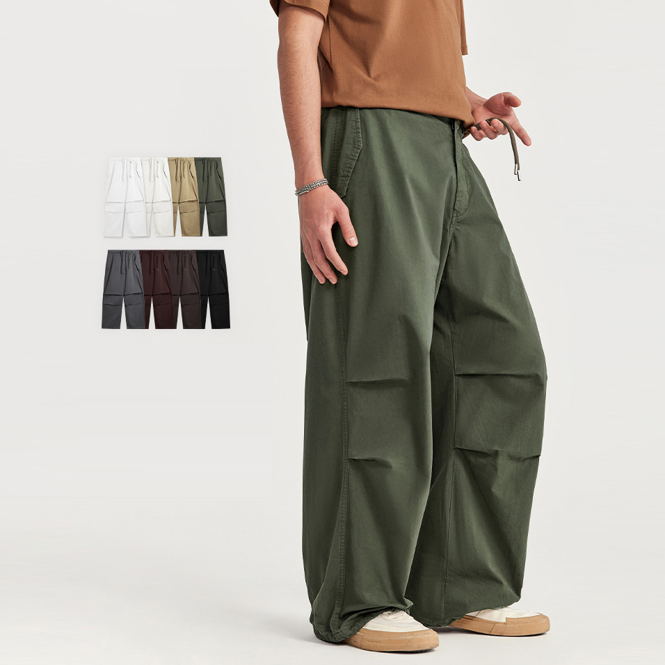 Customized Washed Loose Casual Pocket Pants Factor (4)