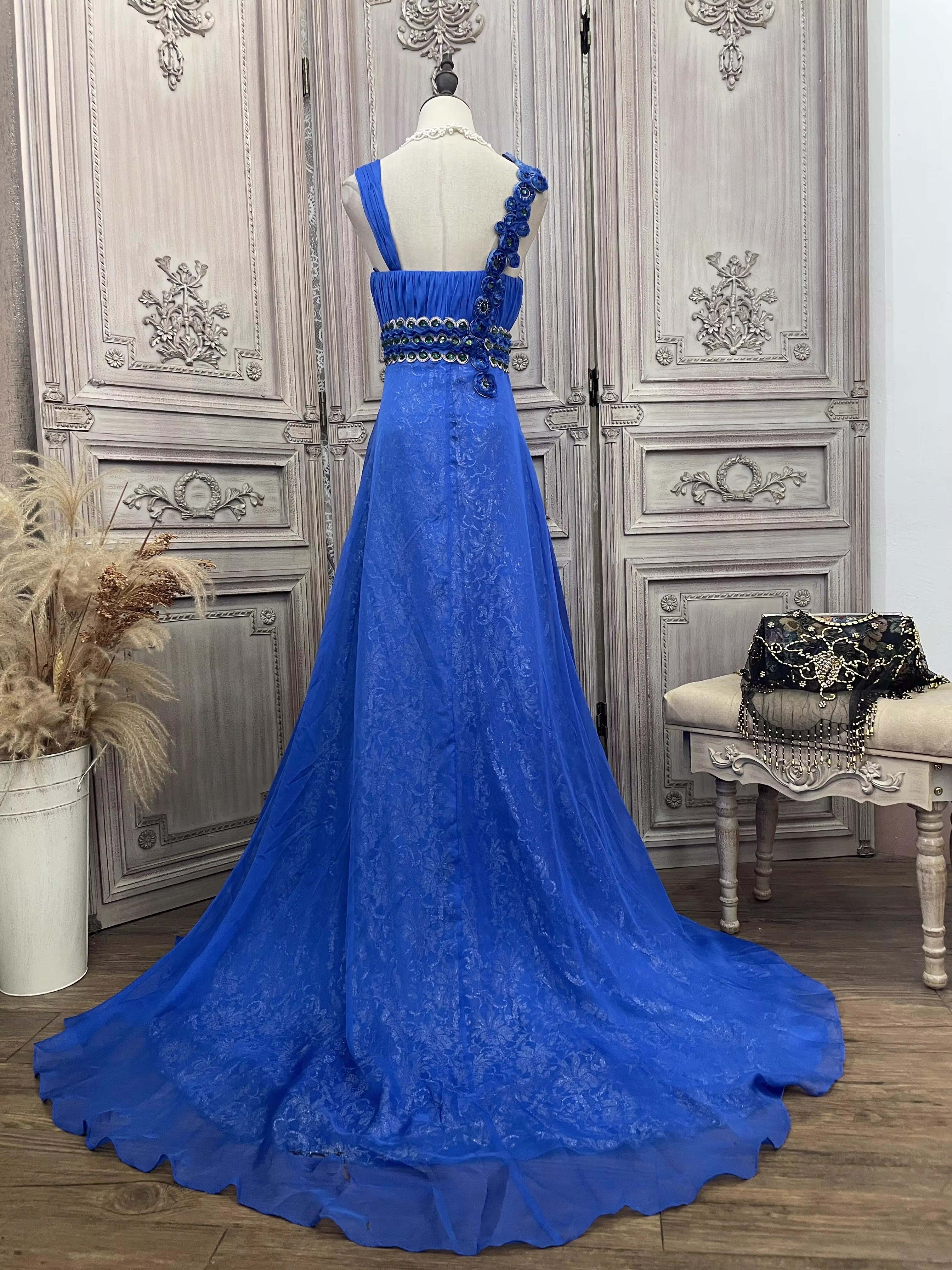 تطريز فستان طويل أنيق مشهور من مصنع السيدات (1)
