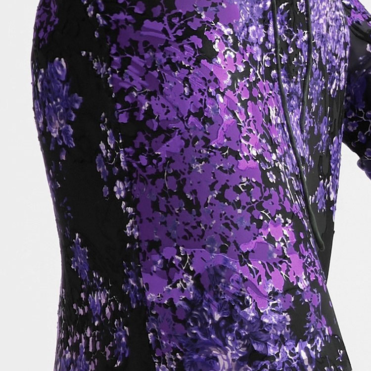 Firework Slim Double Mulberry Silk Dress (6)