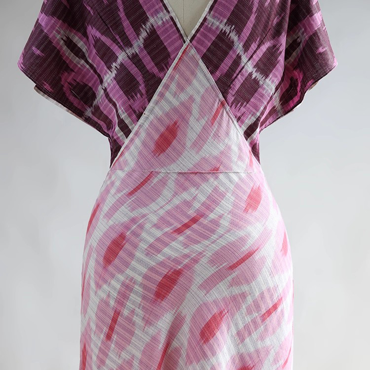 Handmade Tie-Dye + Handwoven Cotton Dress (1)