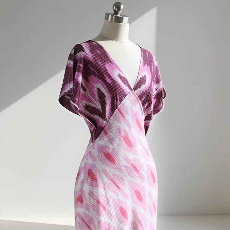Handmade Tie-Dye + Handwoven Cotton Dress (2)