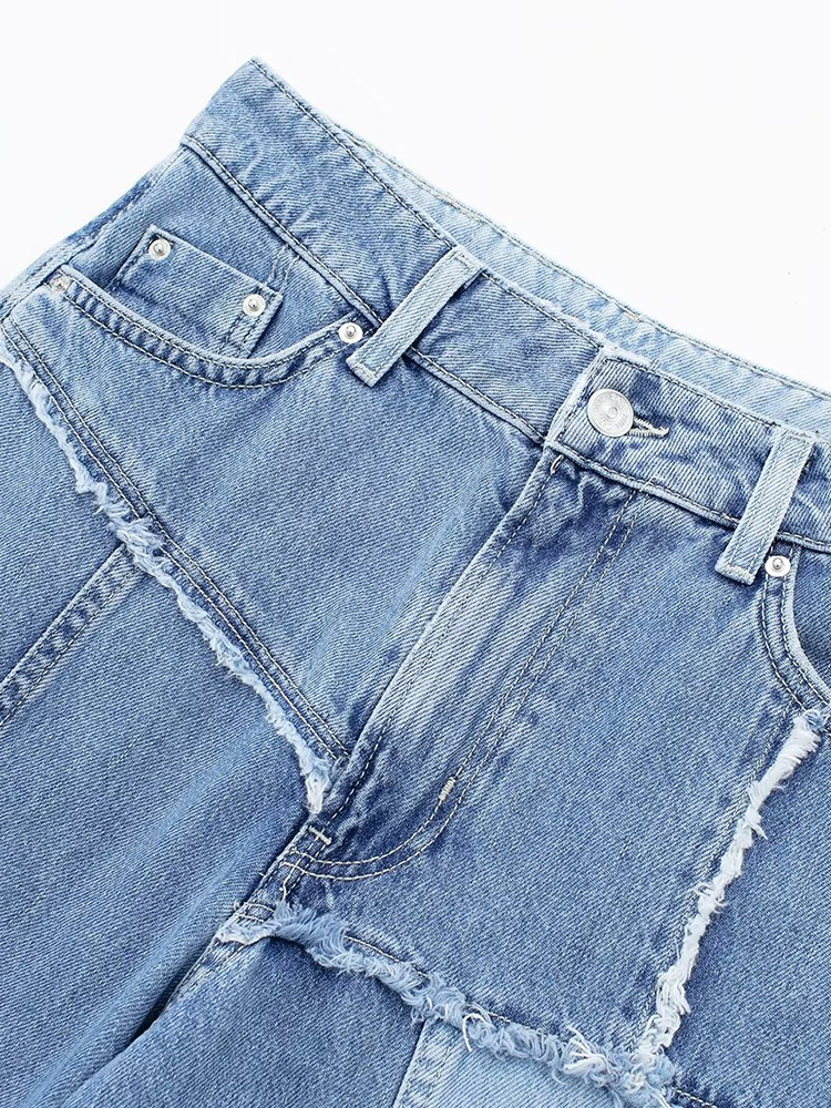 Hit Color Denim Bester Exporteur für gerade Jeans-Outfits (1)