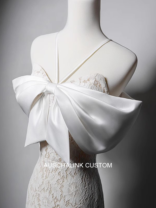 Lace Bow Evening Dress Manufacturer (1)
