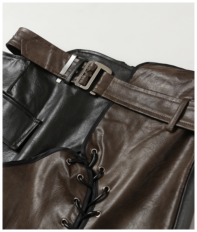 Leather Design Custom Plus Size Skirt (5)