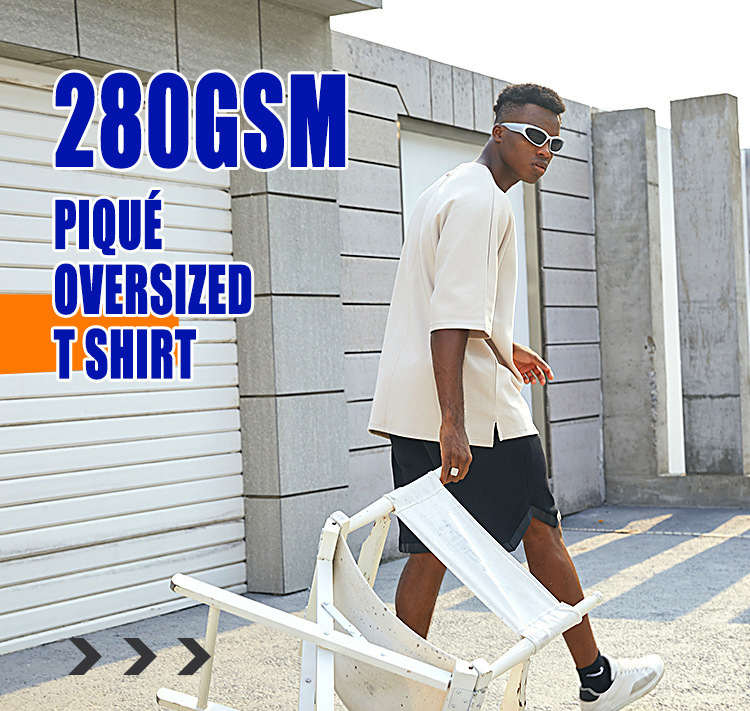 Loose Round Neck Oversize Short Sleeve T-Shirt For Men (4)