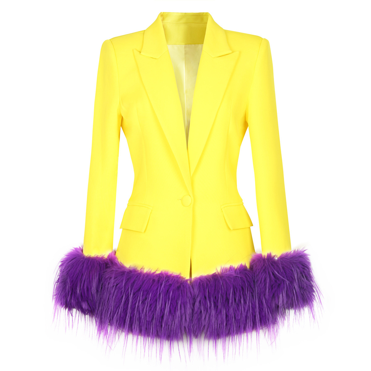 Alamar Fuka-fukan Luxury Blazer Samfuran (2)