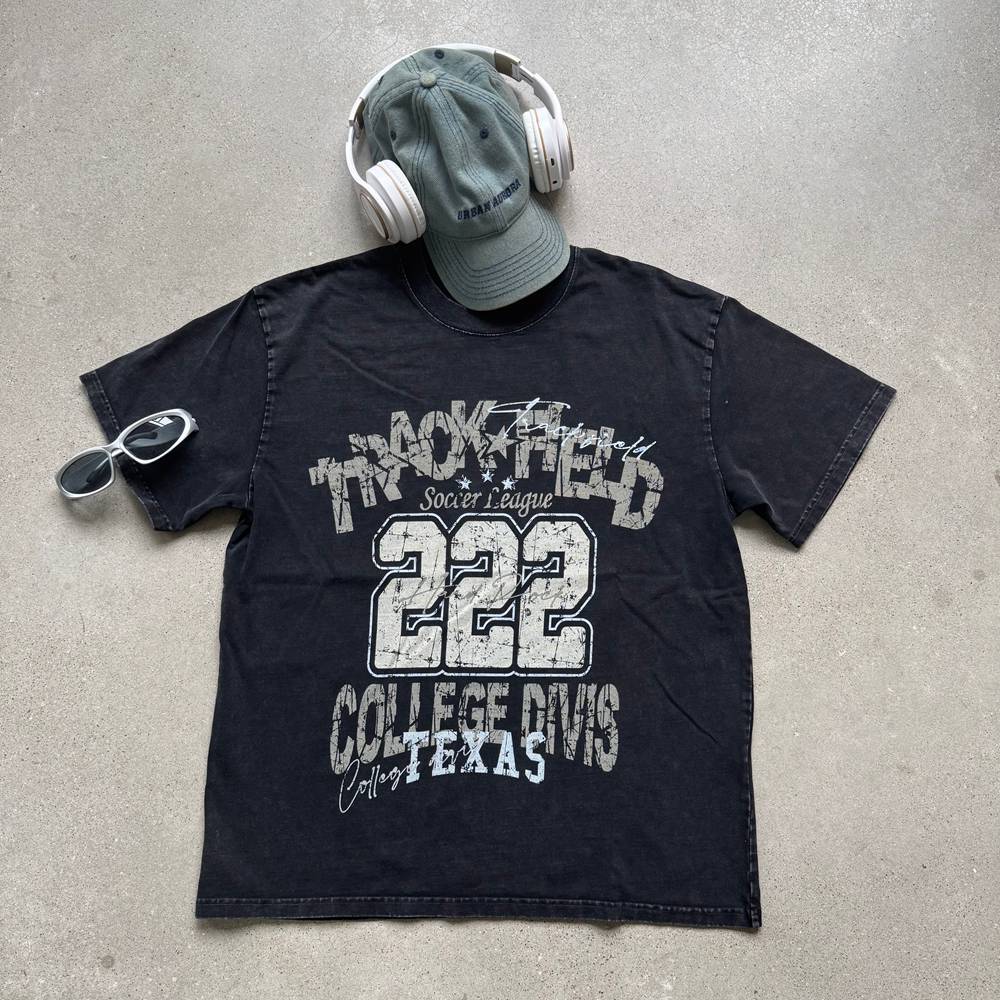 Men's T-shirt With Washed Digital Print (10)