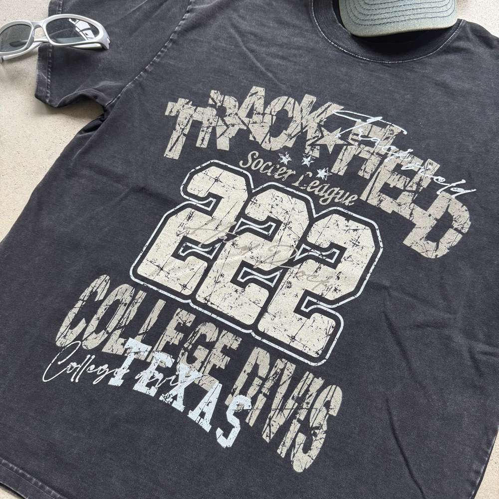 Men's T-shirt With Washed Digital Print (5)
