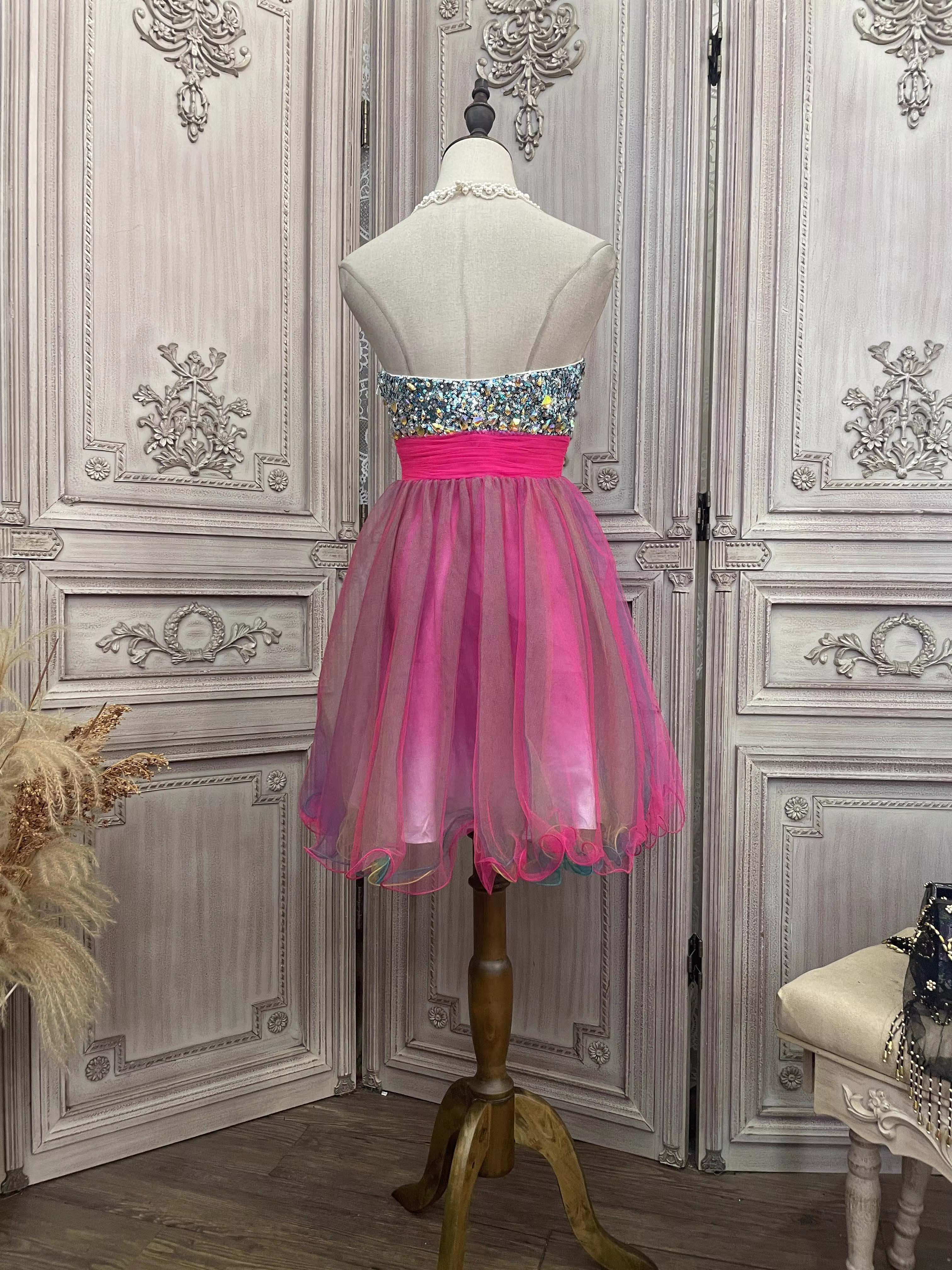 Mesh Sequin Mini New Fashion Designer Dresses ကုမ္ပဏီ (၁) ခု၊