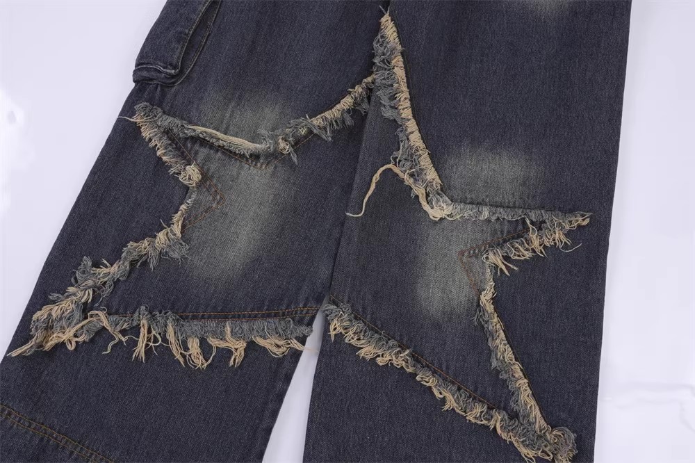 Поставщики одежды из прямых джинсов ODM (3)