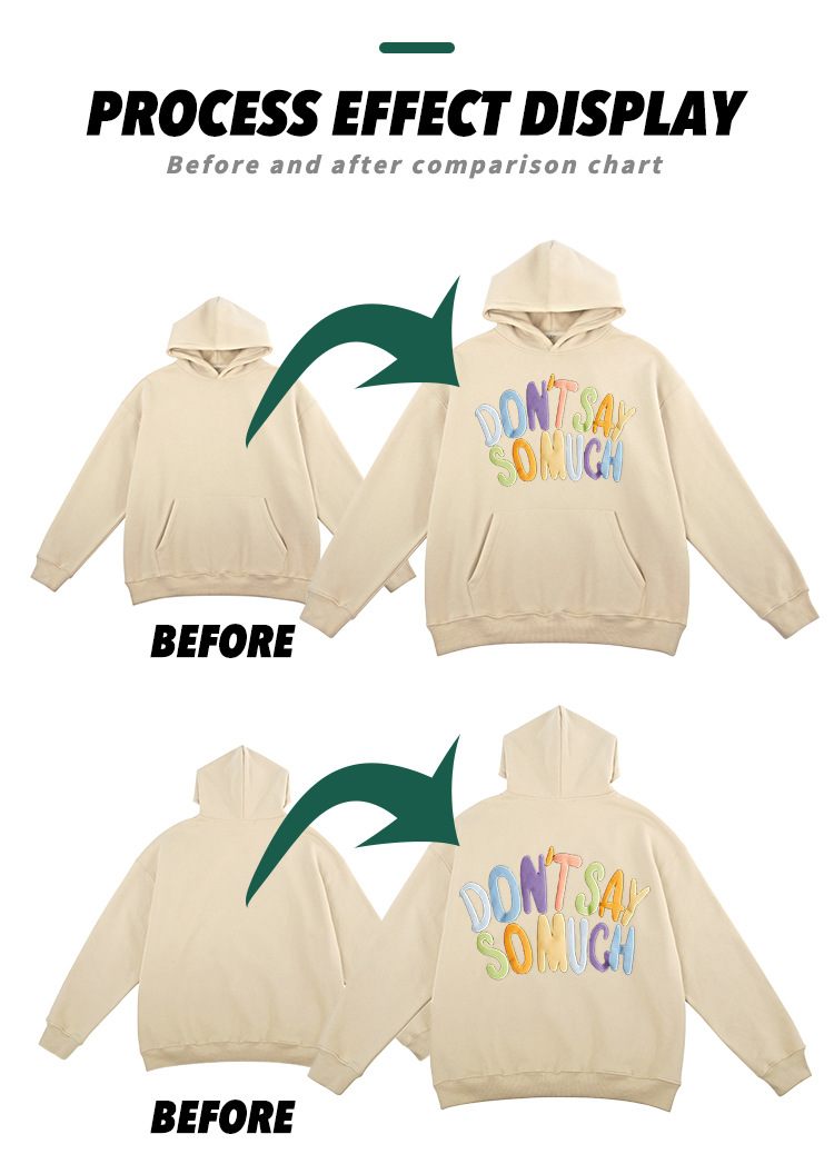 Oversized enfärgad hoodie i bomull Oversized Plus-logotyp (6)
