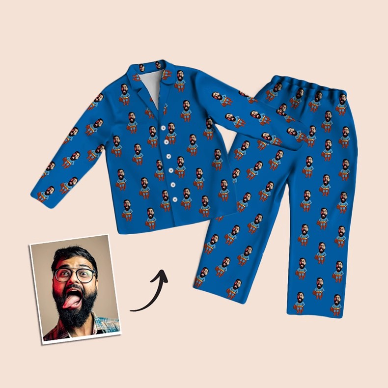 Pižame Proizvajalec pižam s tiskanim logotipom po meri (15)