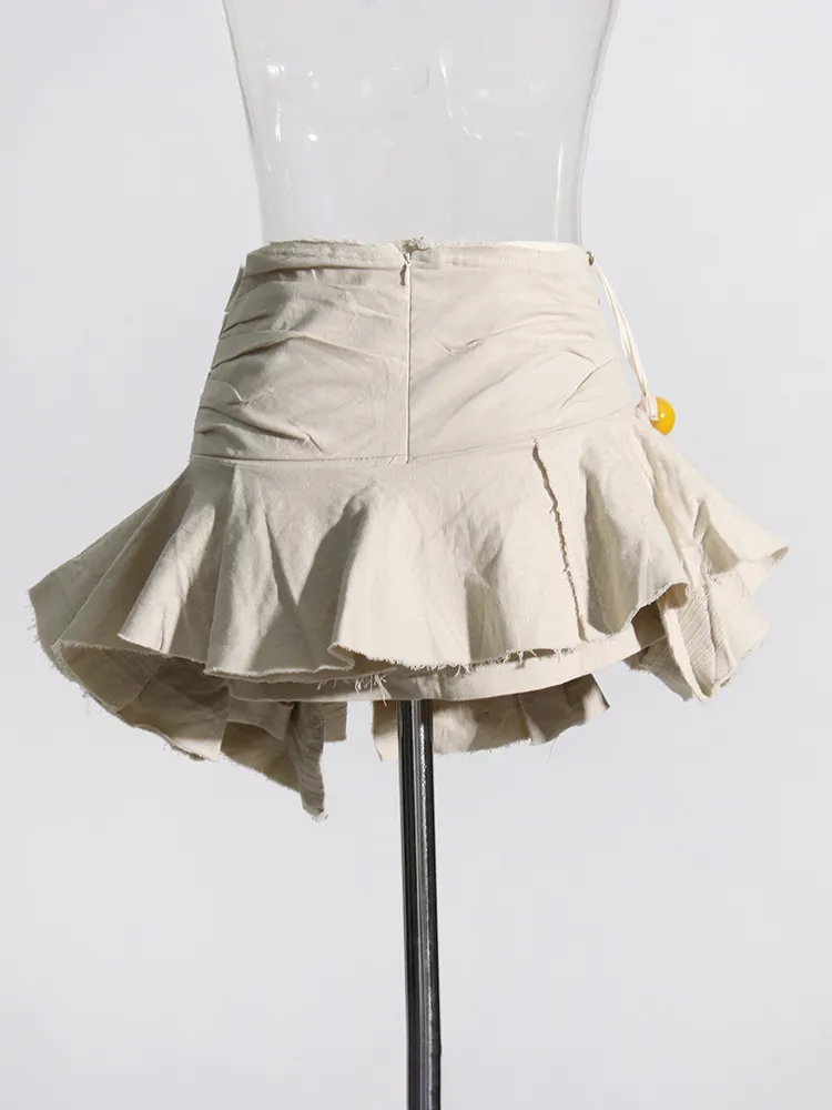 Mea kūʻai aku ʻo Patchwork Irregular Skirt Vendor (3)
