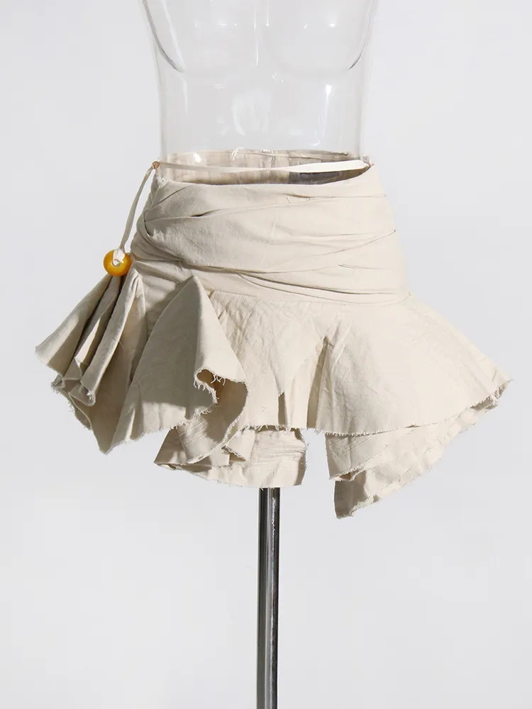 Supplier ng Patchwork Irregular Skirt Vendor (4)