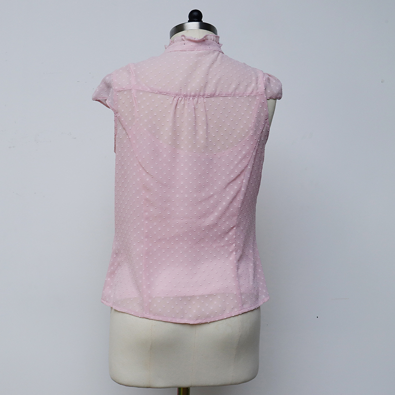 Blusa Peplum Blusa slim para dama (6)