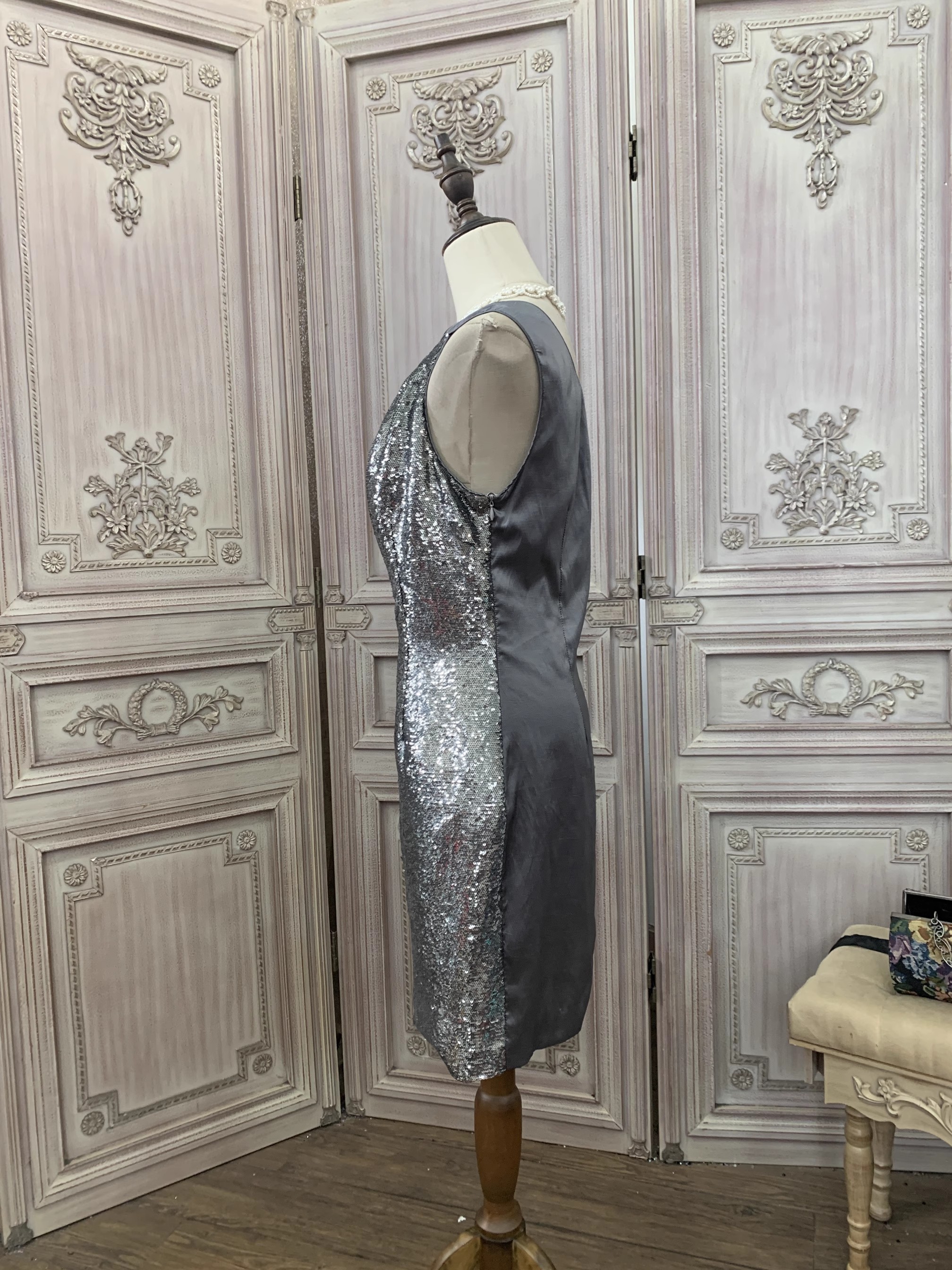 Sequin Taffeta Dress Manufacturer (5)