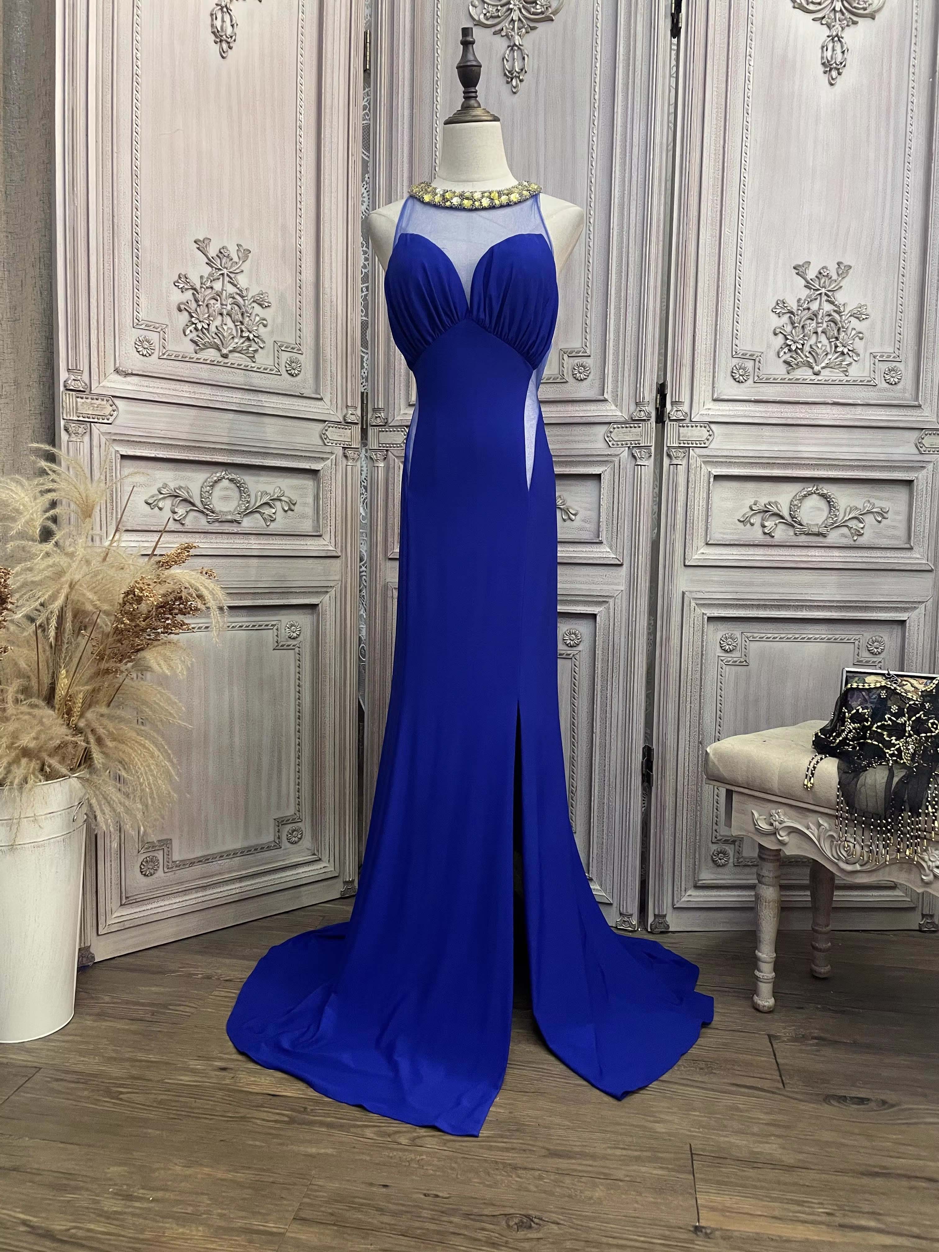 Slit Backless Evening Dress Long Sleeve Companies (5)