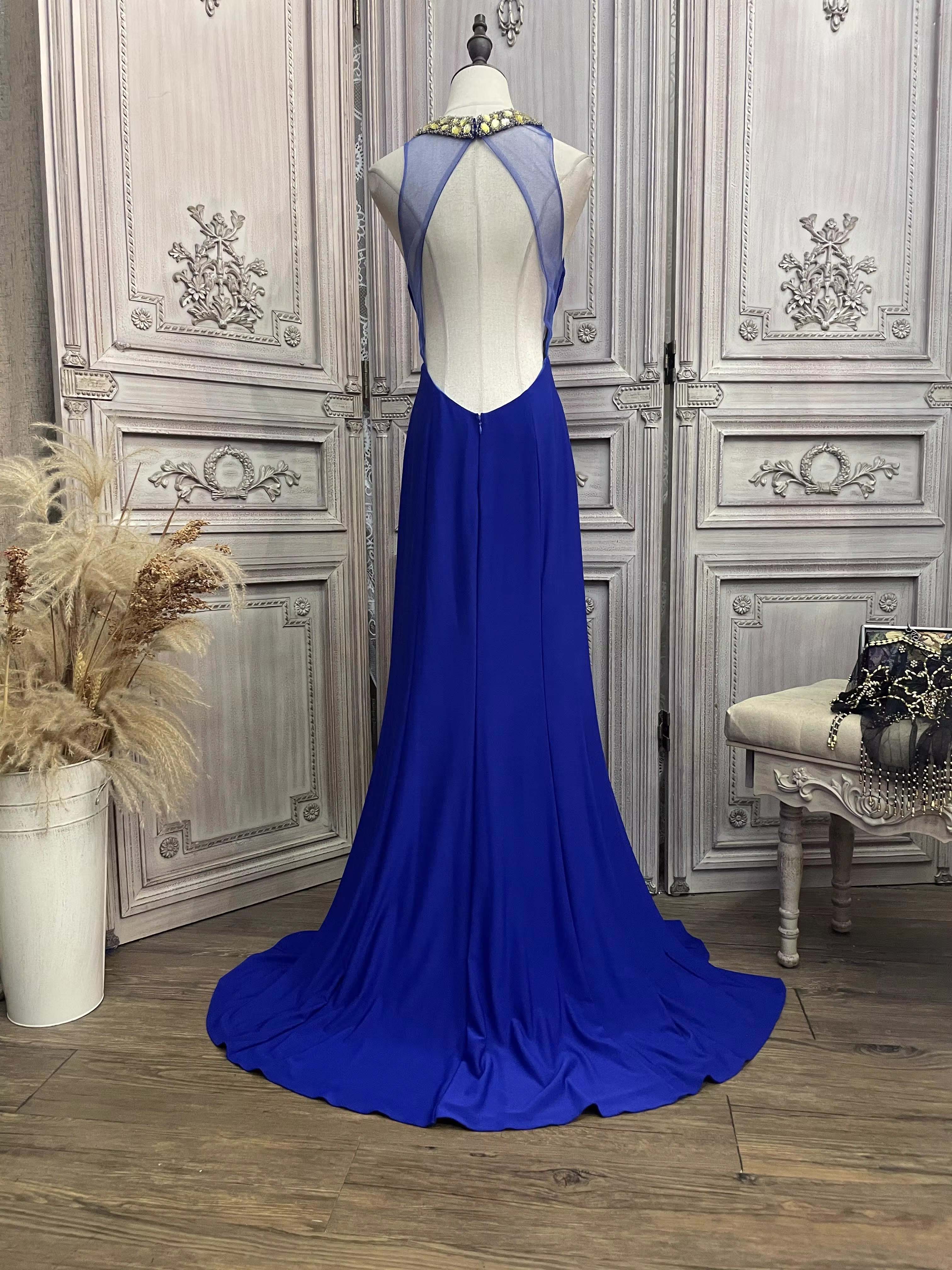 Slit Backless Evening Dress အင်္ကျီလက်ရှည် ကုမ္ပဏီ (၆)ခု၊