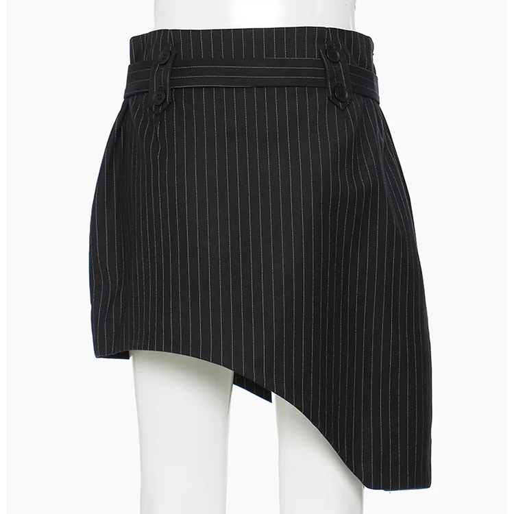 Striped Bodycon Mini Skirt Manufacturer Factory (3)