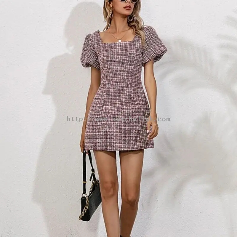 Vestido Elegante Tweed (1)