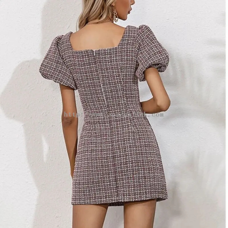 Tweed Elegant Dress (4)