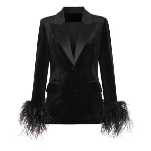 Velvet Feather Plus Size Suit Manufacturer (5)