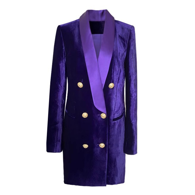 Moetsi oa Jacket ea Velvet Suit Blazer Custom (2)