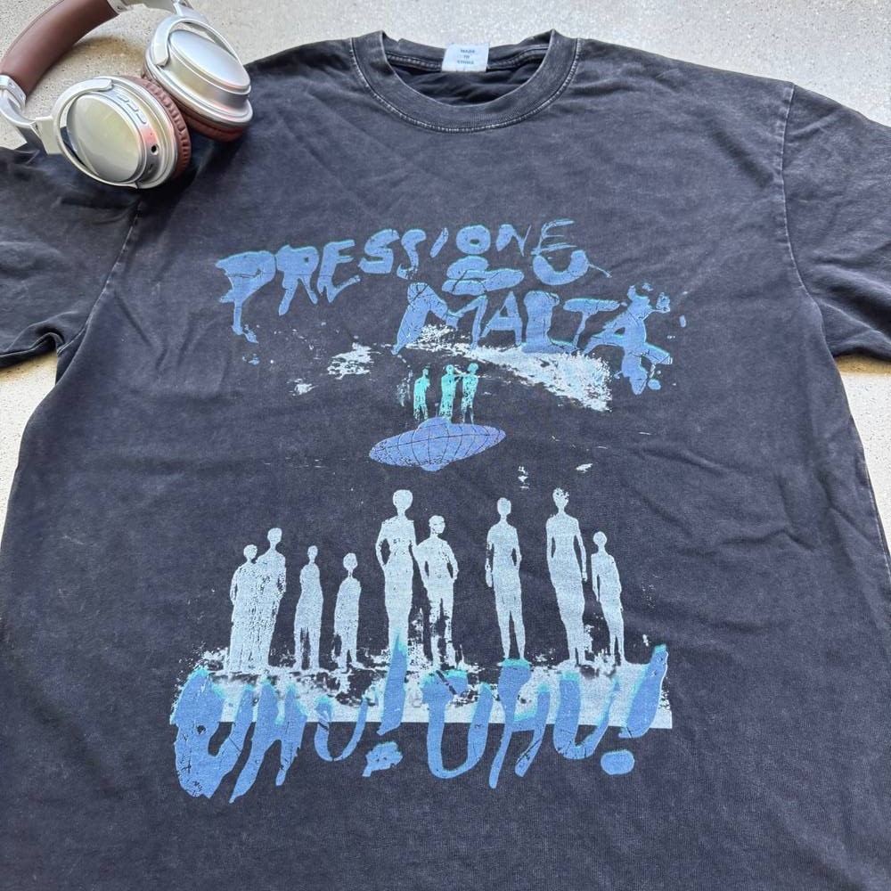 Washed Digital Print Oversized T-Shirt (1)