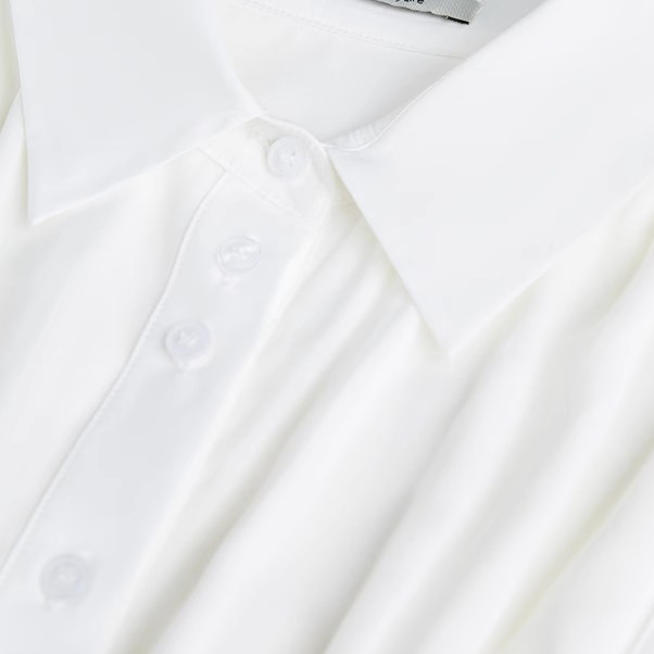 White Shirt Irregularity Womens Dress Designers (8)